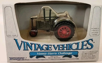 NEW 1985 ERTL VINTAGE VEHICLES MASSEY-HARRIS CHALLENGER TRACTOR 1:43 #2511 NIB - Image 1 of 4