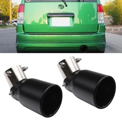 2PC Car Exhaust Pipe Tip Rear Tail Throat Muffler For Scion xB Wagon iQ - Image 1 of 4