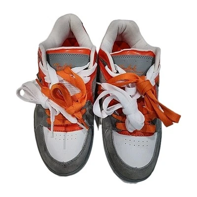 Tony Hawk Niños Rasta Negro Zapatos de Skate Naranja Gris Blanco Talla 6M Raro 2011 Foto 1 de 4