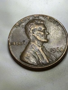 1963 Lincoln Cent Error – L on Rim Strike & Reverse Doubling on STATES/CENT - Picture 1 of 8