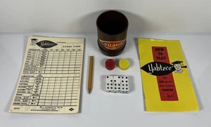 Vintage 1956 YAHTZEE GAME E.S. Lowe Company - Picture 1 of 7