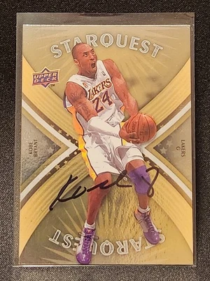 2008-09 Upper Deck Starquest Kobe Bryant #SQ-5 Ouro Ultra Raro Automático  - Imagem 1 de 4