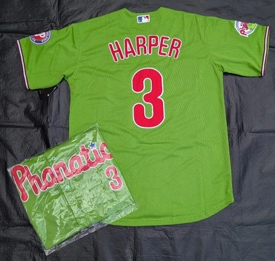 YOUTH Philadelphia Phillies Philly Phanatic Stitched Jersey Bryce Harper USA - Image 1 of 2