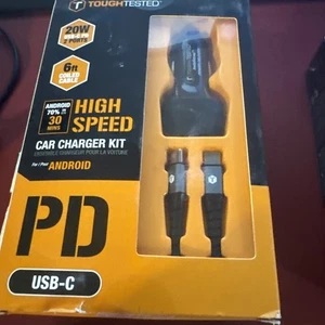 Toughtested (TT-PCK1-USBC) PD High Speed Car Charger Kit with 20W USB-C  - Picture 1 of 1