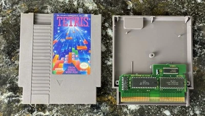 Tetris (NES Nintendo Entertainment System, 1989) CLEANED TESTED NICE!! - Image 1 of 3