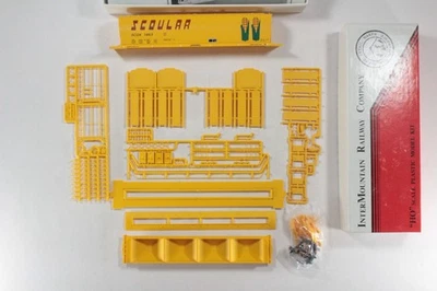 HO Intermountain Scouler 4-Bay Cylindrical Grain Car / Covered Hopper #1463 New - Image 1 of 4