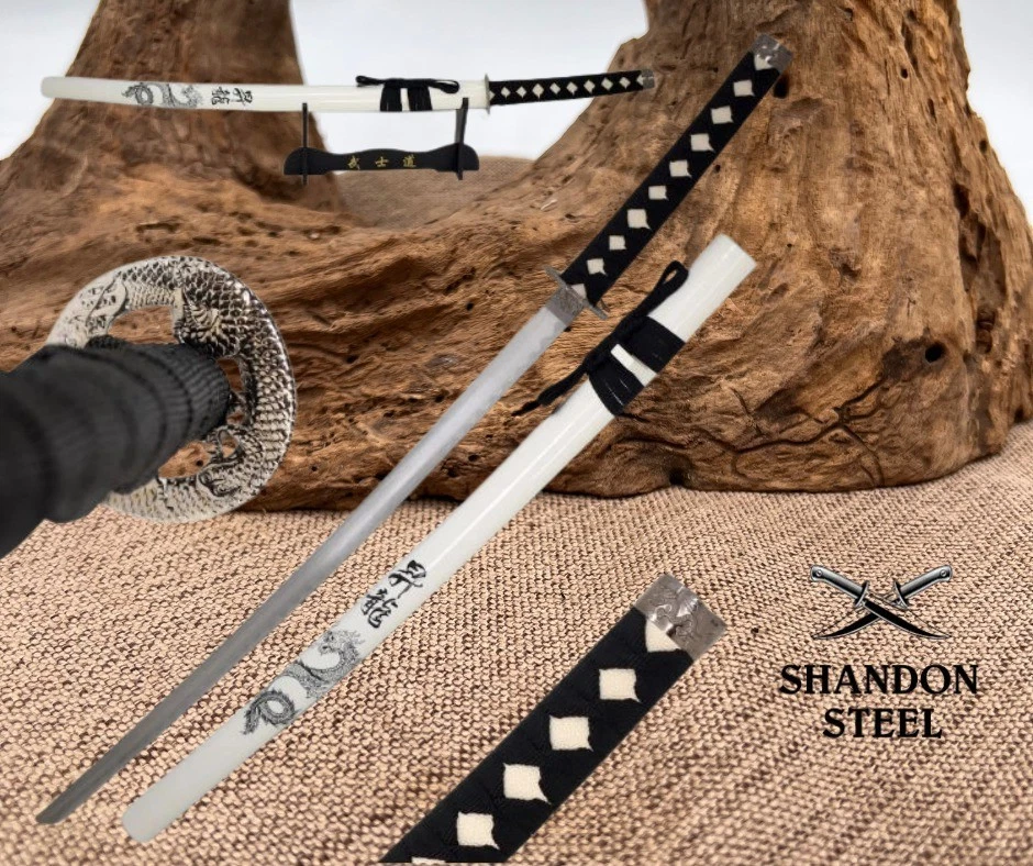 蛇眼战术经典战士手工武士武术剑 SE-390WH — 第 1/1 张图片