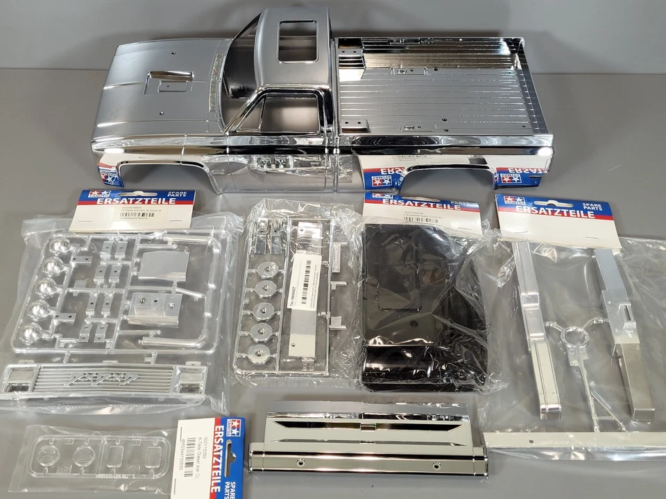 New Rare Tamiya 1/10 R/C Clodbuster Body "Chrome Metallic Edition" - Image 1 of 4