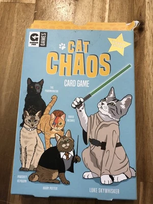 Cat Chaos Kids Card Game Celebrity Edition 2017 Complete Unplayed - Image 1 of 4