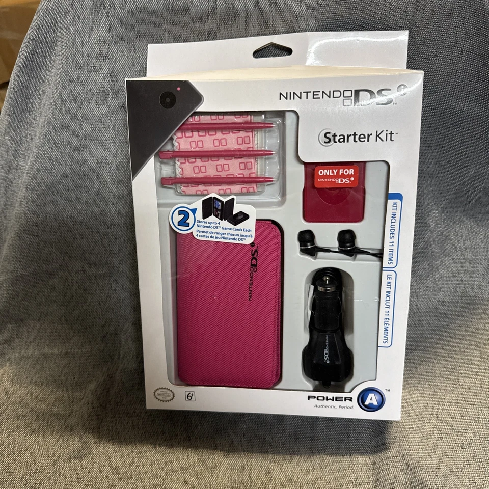 Nintendo DS Starter Kit Pink Brand New Power A NIB - Image 1 of 4
