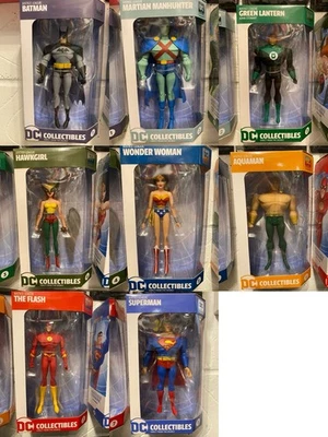 DC Collectibles Justice League Animated Series FULL SET - Image 1 of 4