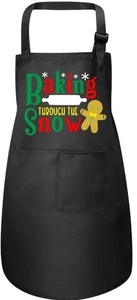Baking Thru The Snow Crafting Baking Kids Apron with Pockets Boys Girls - Picture 1 of 10