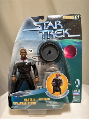 Figura de acción Star Trek DS9 Capt Sisko 6" 1998 Playmates sellada MPN 16258 Foto 1 de 4