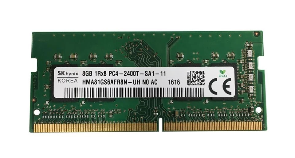 🔥 SK Hynix 8GB DDR4 PC4-2400T 2400MHz SO-DIMM Laptop RAM HMA81GS6AFR8N-UH - image 1 of 1