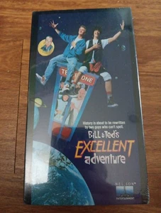 Promo Sealed Bill & Ted’s Excellent Adventure VHS tape 1989 Nelson 1st Release - Picture 1 of 7