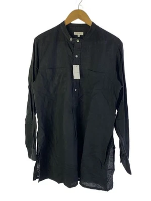 Engineered Garments Long Sleeve Linen Shirt Black Size L Plain #EK AEA - Image 1 of 4