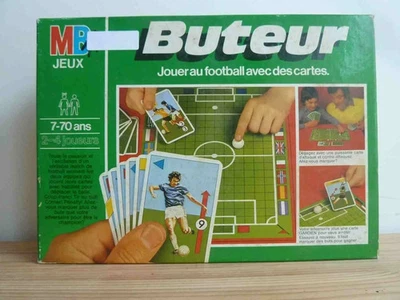 Jeux de cartes de football Vintage 1986 MB Buteur foot sport société années 80 - Photo 1/4