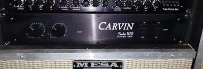  Carvin Tube 100 Power Amp 100w amplifier, Stereo 50/50 All Tube - Image 1 of 3