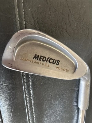 Medics 5 Iron Training Tool. 38”.Poulin Perforated Grip. Good Condition. - Image 1 of 4