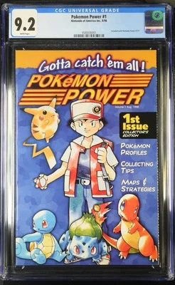 NEW Pokemon Power Magazine 1st Issue CGC 9.2, Nintendo Power 1998 ✨ - Image 1 of 4