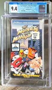 CGC 9.4!! The Muppets Take Manhattan (1999) VHS 🤩WOW!!🤩 - Picture 1 of 2