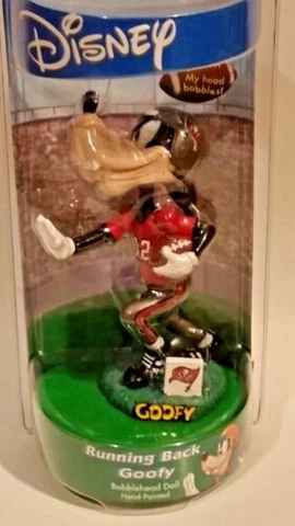 NFL Tampa Bay Buccaneers Bobblehead Doll, DISNEY'S GOOFY, NEW (Running Back) Cover