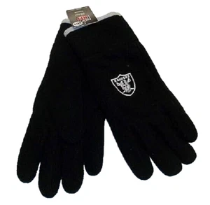 Las Vegas Raiders Womens Fleece Reebok Gloves - Osfa - Picture 1 of 1