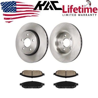 Rotores de disco delanteros pastillas de freno para Jeep Commander 05-10 Grand Cherokee 2006-2010  Foto 1 de 4