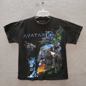 Avatar Boys T-Shirt XL Black 2009 James Cameron Movie Graphic Pandora - Picture 1 of 7