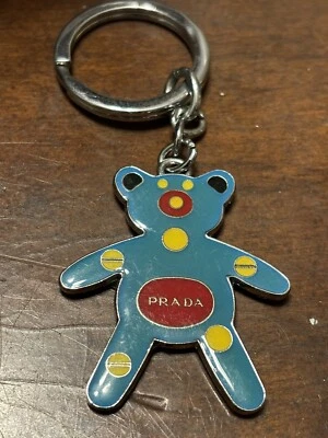 Prada Rare Blue Teddy Bear Keychain - Image 1 of 3
