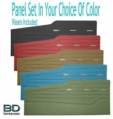 Ford Fairlane 500 1964 2 puertas puerta delantera y panel trasero conjunto en cualquier color OEM Foto 1 de 4