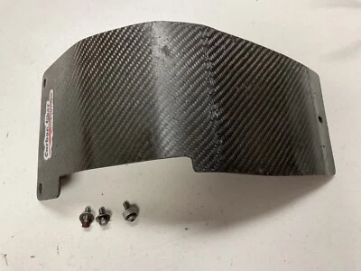 Protector protector de marco de motor placa de deslizamiento de fibra de carbono Yamaha YZ250F 2006 06 Foto 1 de 4