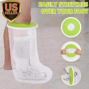 Waterproof Extra Wide Cast Covers for Shower Leg, Extra Large Foot Cast Prote... - Picture 1 of 1