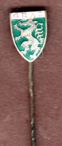 (Pasteelers1) Österreich, Graz emaillierte Stecknadel Stadtwappen Größe 10x13mm🌠 - Bild 1 von 3