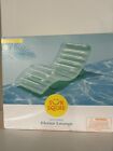 Chaise Pool Float Lounge Green - Turquoise Sun Squad NEW