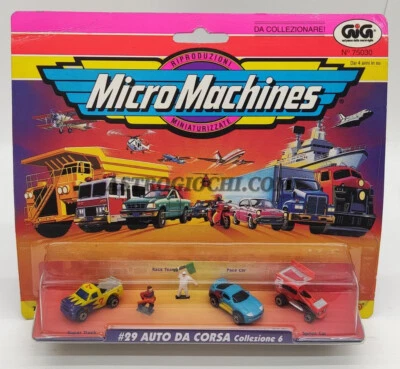 MICRO MACHINES 29 AUTO DA CORSA VINTAGE 1998 GALOOB GIG 75030 NEW IN SEALED BOX - Immagine 1 di 4