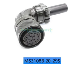1 Stück für Panasonic A5 6 Servomotor MS3108B 20-29S 17 Core Encoder Luftfahrt Stecker - Bild 1 von 1