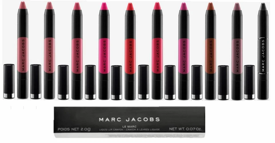 Жидкий карандаш для губ Marc Jacobs Le Marc полный размер 0,07 жидкой унции выберите свой оттенок новый в коробке - Изображение 1 из 2