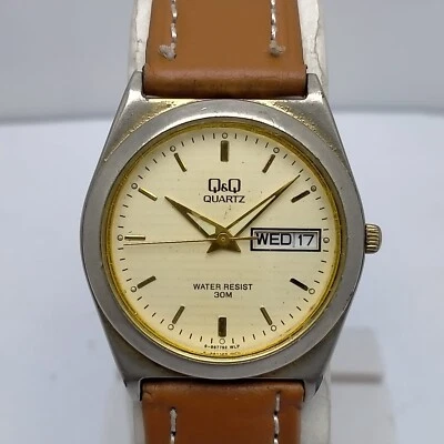 Q&Q Quartz Day/Date Vintage Men’s Watch - Image 1 of 4