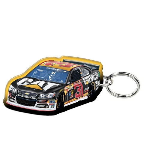 Ryan Newman 2015 Wincraft #31 Caterpillar Acrylic Key Ring Mirrored FREE SHIP! Cover
