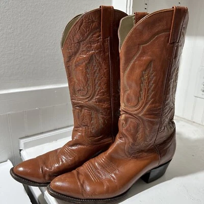 Botas de Colección Red River Para Hombres 9 Vaquero Western Cuero Genuino Cosido Cachemira Foto 1 de 4