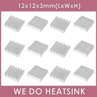 12x12x3mm With or Without Tape Heatsink Radiator  for MOS GPU IC - Image 1 of 4