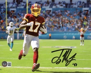 TERRY McLAURIN AUTOGRAPHED WASHINGTON REDSKINS COMMANDERS 8x10 PHOTO BECKETT - Picture 1 of 1