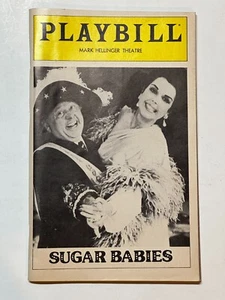 Vintage Playbill 1981 Sugar Babies Mark Hellinger Theatre Mickey Rooney - Picture 1 of 3
