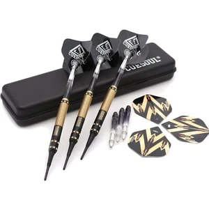 Vielseitiges 16 g Soft Tip Dart Set mit 2 Sets von Schaften und Flights - Bild 1 von 2