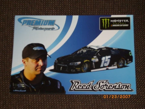 2017 REED SORENSON #15 PREMIUM MOTORSPORTS NASCAR POSTCARD Cover