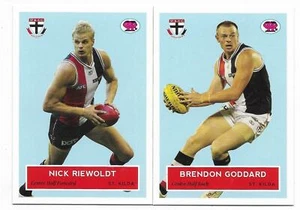 2009 Scanlens St. Kilda Pair Brendon Goddard / Nick Riewoldt 065/400 :::: - Picture 1 of 1