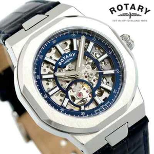 ROTARY REGENT GS05415/05 Watch Men's Automatic Navy New with Box from JP Limited - Picture 1 of 7