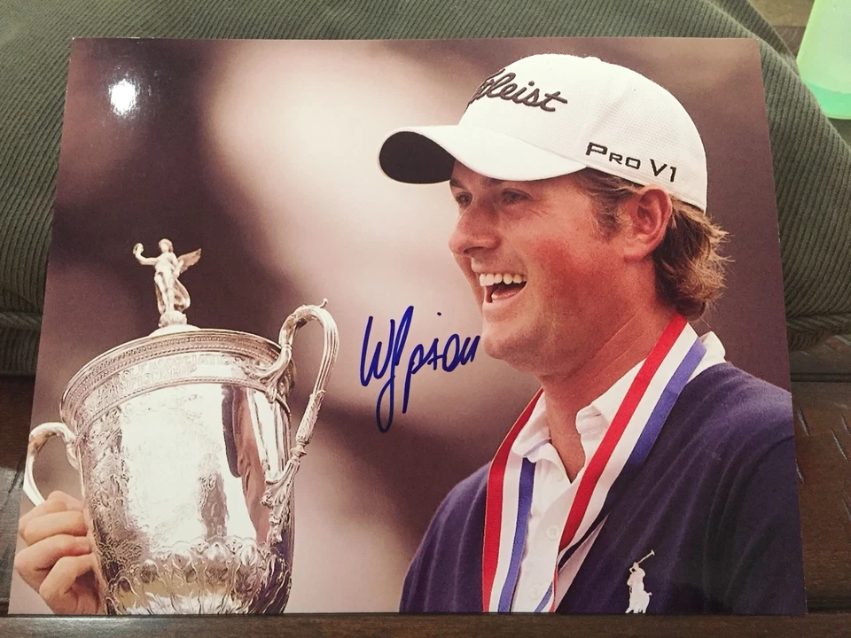 Foto autografiada por Webb Simpson 8x10 certificado de autenticidad US Open Players Champ PGA Foto 1 de 1