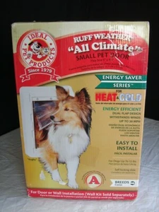 Ideal Pet Products SMALL Pet Door 5"x 9 1/4" Dual Flap All Weather Energy Saver - Picture 1 of 8